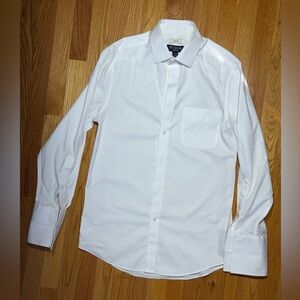 Jos. A. Bank Crisp White Dress Shirt (French Cuff) 15 32